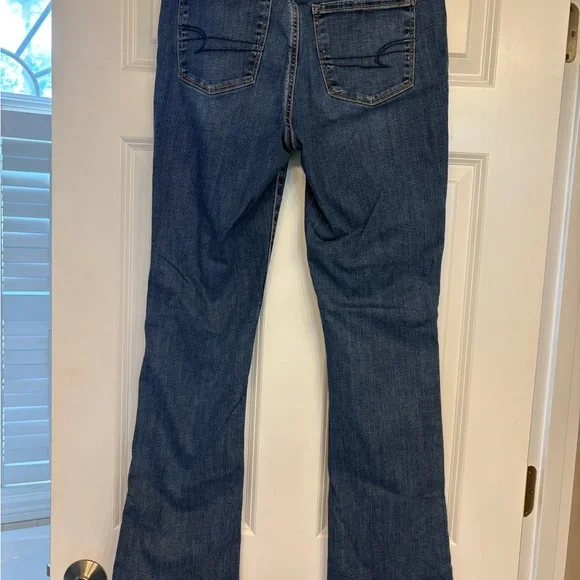 American Eagle Next Level Stretch High Rise Skinny Kick Jeans - Picture 4 of 6